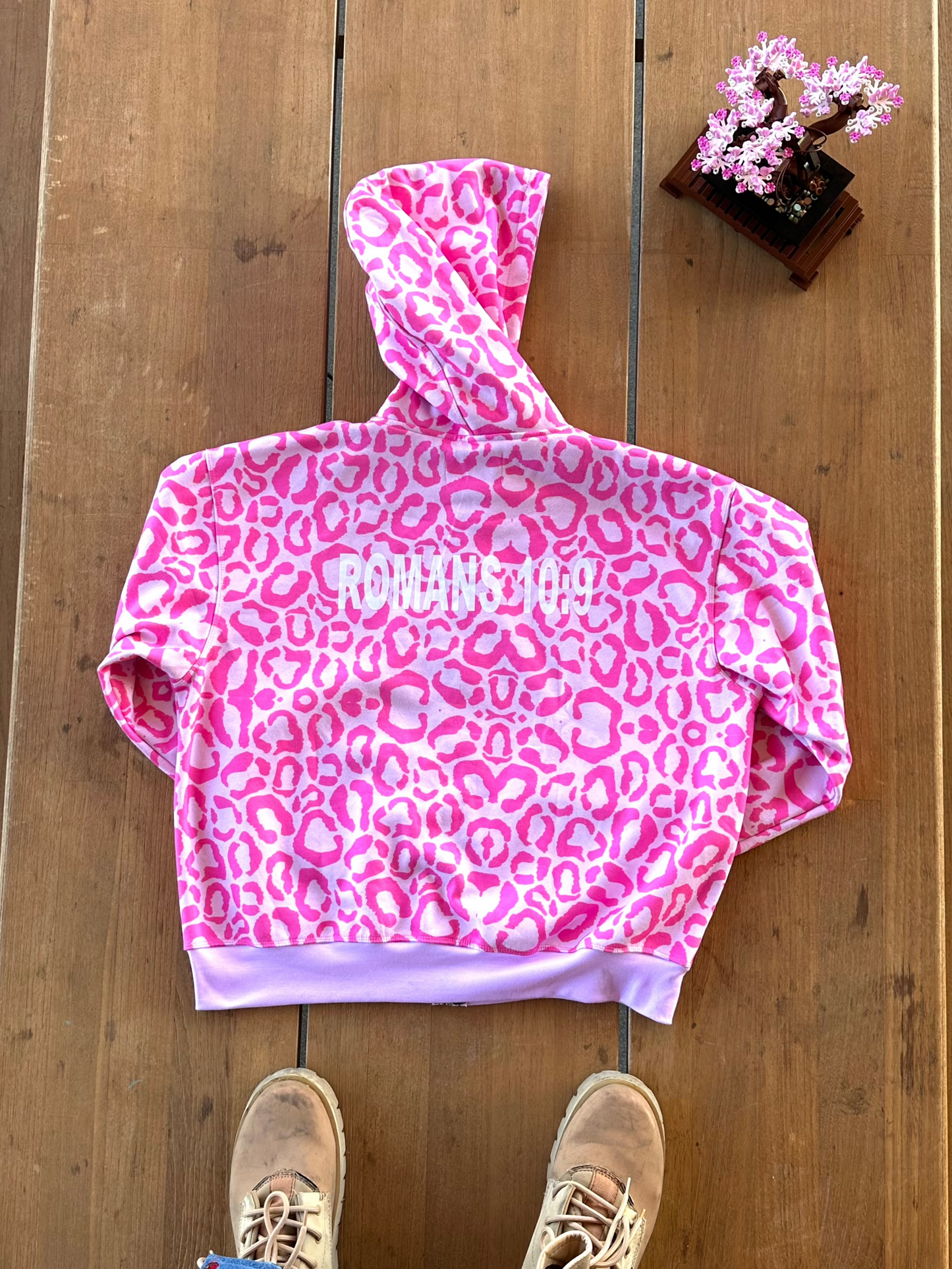 DENY THE WORLD WINTER ZIP UP (PINK CHEETAH)